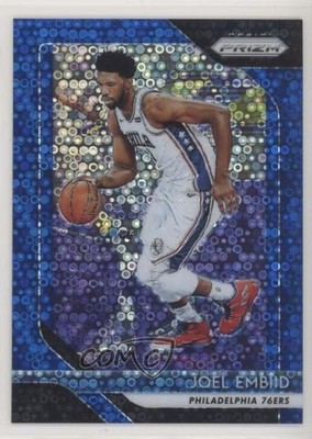 2018-19 Panini Prizm Fast Break Blue Prizm 149/175 Joel Embiid #259 hn8