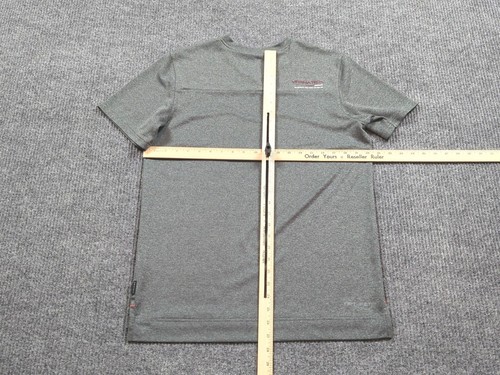 Virginia Tech Shirt Mens Medium Gray Dri Fit Short Sleeve NCAA Football Hokies - Picture 6 of 8