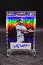 Keon Johnson Auto /20 2026 Leaf Pro Set First Presbyterian Day School #89A-KJ1