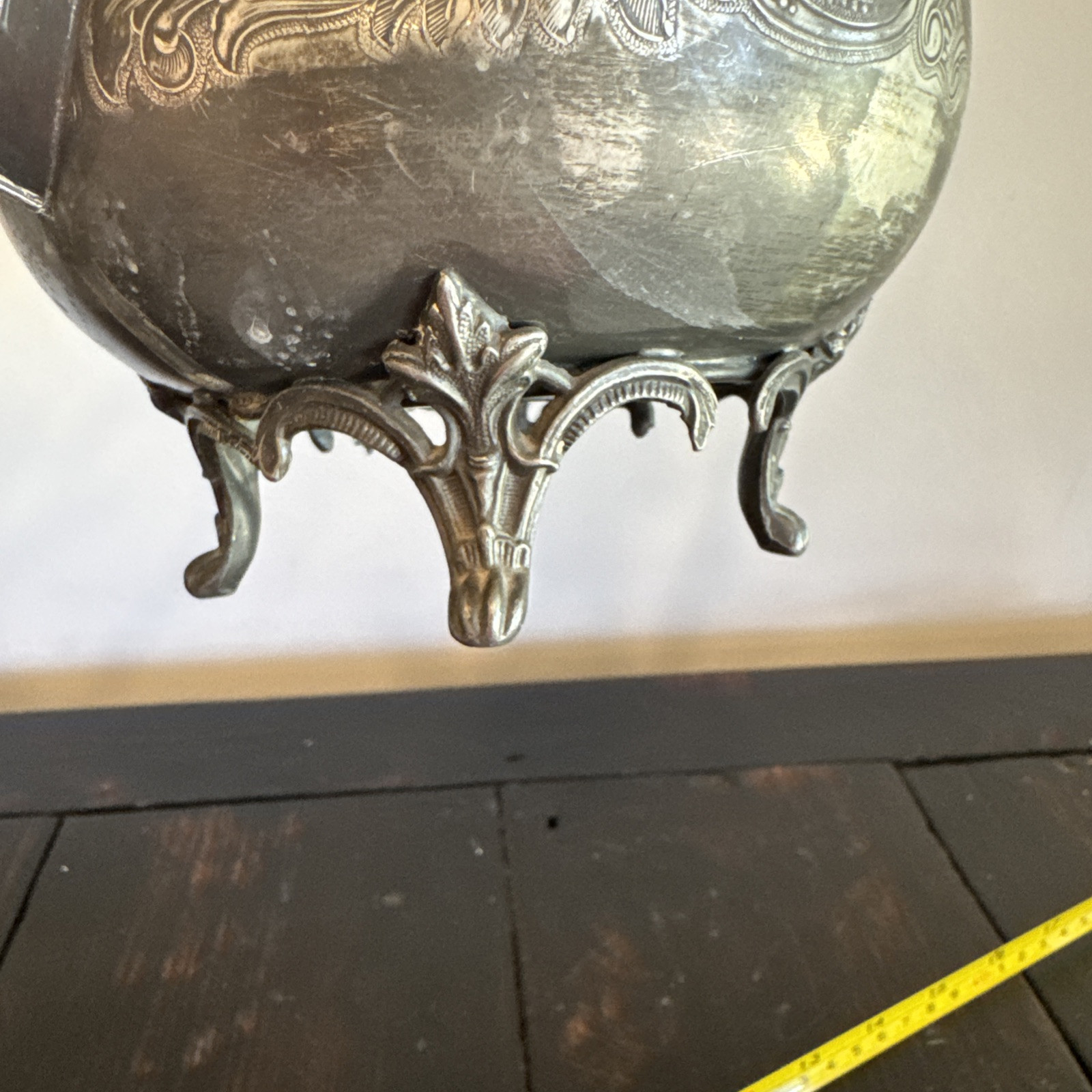 Vintage Atkinson Bros Silver Teapot