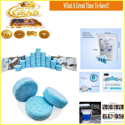 #ad #ad 50 Pack Car Windshield Washer Tablets Eco Friendly 52.5 Gallons Winter Use $8.82