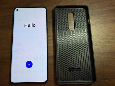 OnePlus 8 (IN2017) 128GB (GSM Unlocked) (T-Mobile) - FAINT IMAGE BURN - J8611