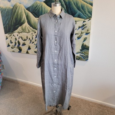 muji dress Muji Shirt Dress Beige