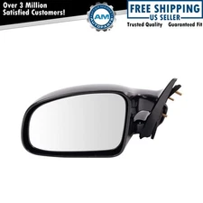 Power Side View Mirror Black Driver Left LH NEW for 99-02 Pontiac Grand Am