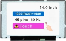 New LCD Screen for Lenovo Thinkpad X1 Carbon 20UA Series FHD 40pin Touch Display