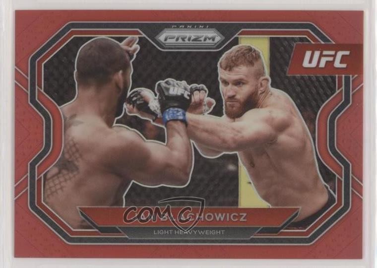 2021 Panini Prizm UFC Red Prizm 20/275 Jan Blachowicz #140 0f3j
