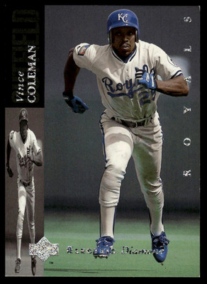 #ad #ad 1994 Upper Deck #376 Vince Coleman Electric Diamond $1.49
