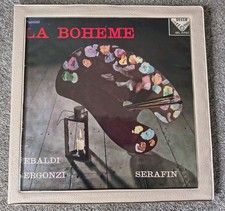 SXL 2170/1 Puccini La Boheme Tebaldi Bergonzi Serafin 2 LP ED1 1st wallet issue