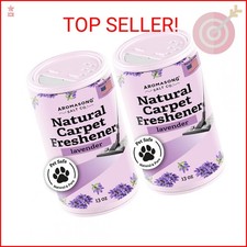 Aromasong Carpet Deodorizer Powder- 2-Pack -100 Natural Lavender Carpet Freshen
