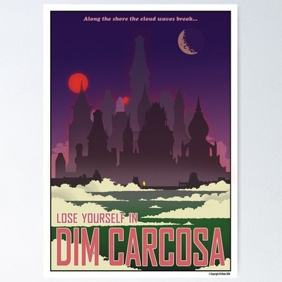 NEW! Best Design Rich 'Lose Yourself in Carcosa' Travel Poster