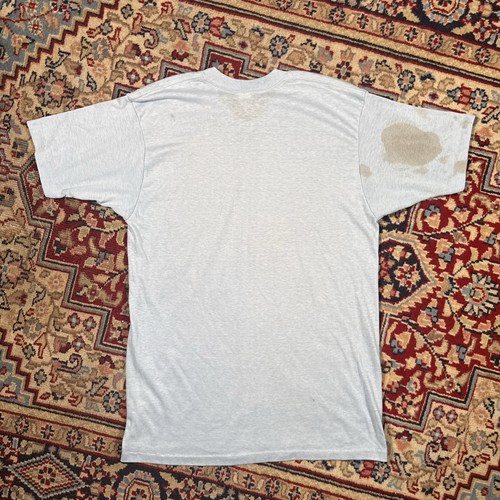 Vintage 80s Blue T Shirt Size Small Vtg - Picture 6 of 6