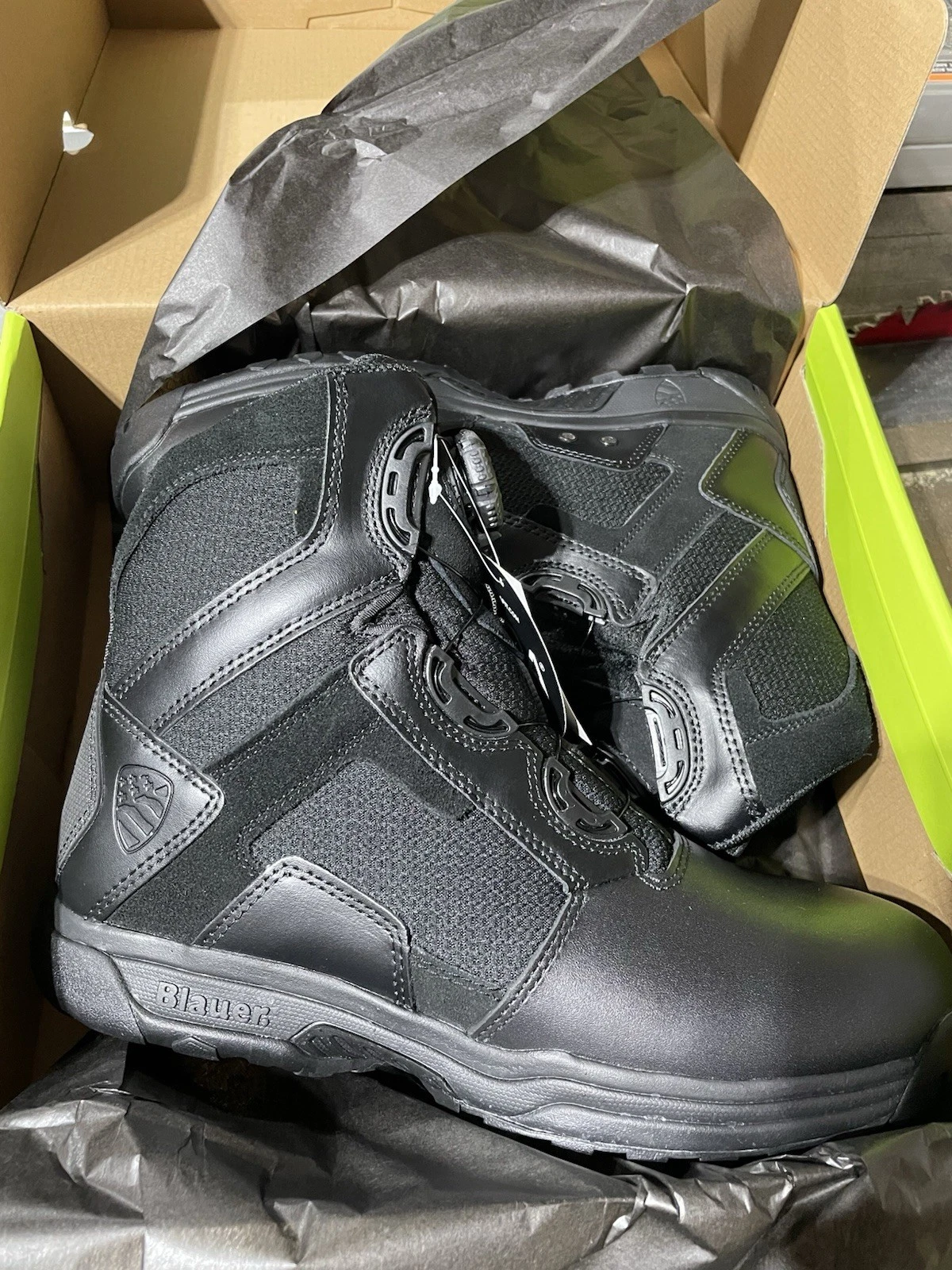 BLAUER Tactical Boots Men's 6" Clash Black Size 12 Style FW016LT