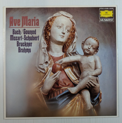 AVE MARIA Bach  Gounod Mozart  Schubert  Buckner  Brahms DG 413 688-1 NM LP