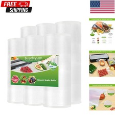 6 Pack 11"x20'(3Rolls) and 8"x20' (3Rolls)Thickened Vacuum Sealer Bags