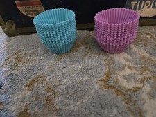 Silicone Muffin Cups - Reusable Cupcake Liners for Baking Set of 24 Molds