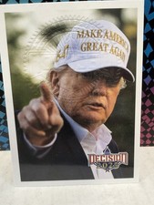 Donald J. Trump White Hat 2024 Decision Update Factory Set Header Card /2025