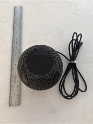 Apple HomePod Mini A2374 Smart Speaker Space Gray Without Power Adapter Tested - image 1 of 4