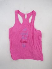 Dance Pre-Owned Tank Top Pimatee Dance Life Large Child Pink Jazz Ballet