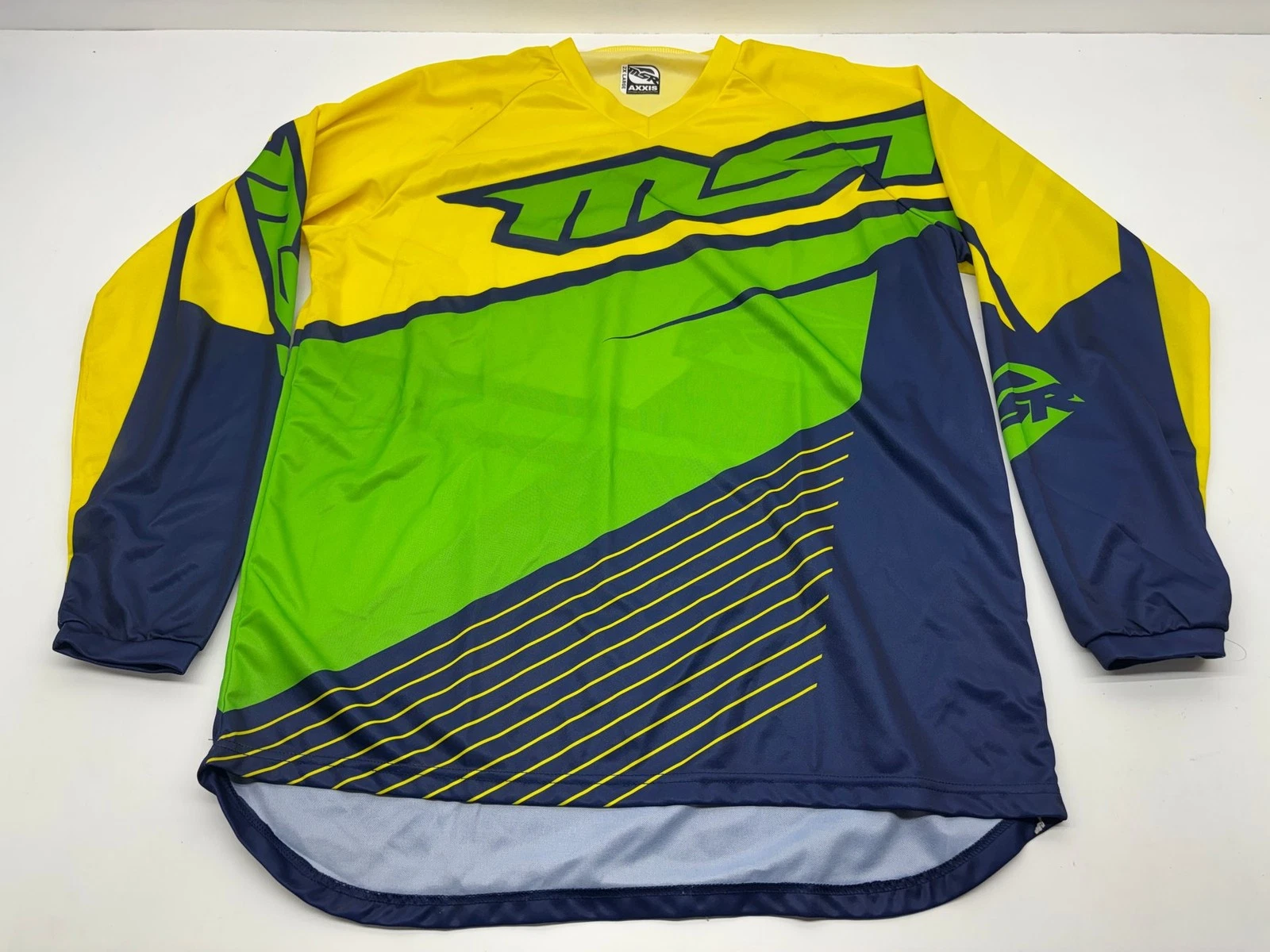 MSR Men's Jersey 2XL Yellow Blue Green XXL Riding Shirt Apparel Gear Motocross