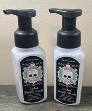 Bath  Body Works WICKED VANILLA WOODS Foaming Hand Soap - Lot of 2 Bottles -NEW