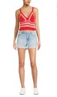 NYC Juniors Light Wash Crochet Trim Denim Shorts, Size M. — photo 1