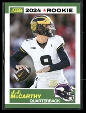 2024 Score #8 J.J. McCarthy 35th Anniversary Rookies Minnesota Vikings