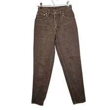 Vtg Levis 550 Relaxed Fit Tapered Leg Brown Jeans Womens 3 Med Made in USA 1996
