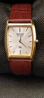 Vintage Seiko Slim Quartz Japan Made White Dial Gold Plated Men's Wrist Watch
