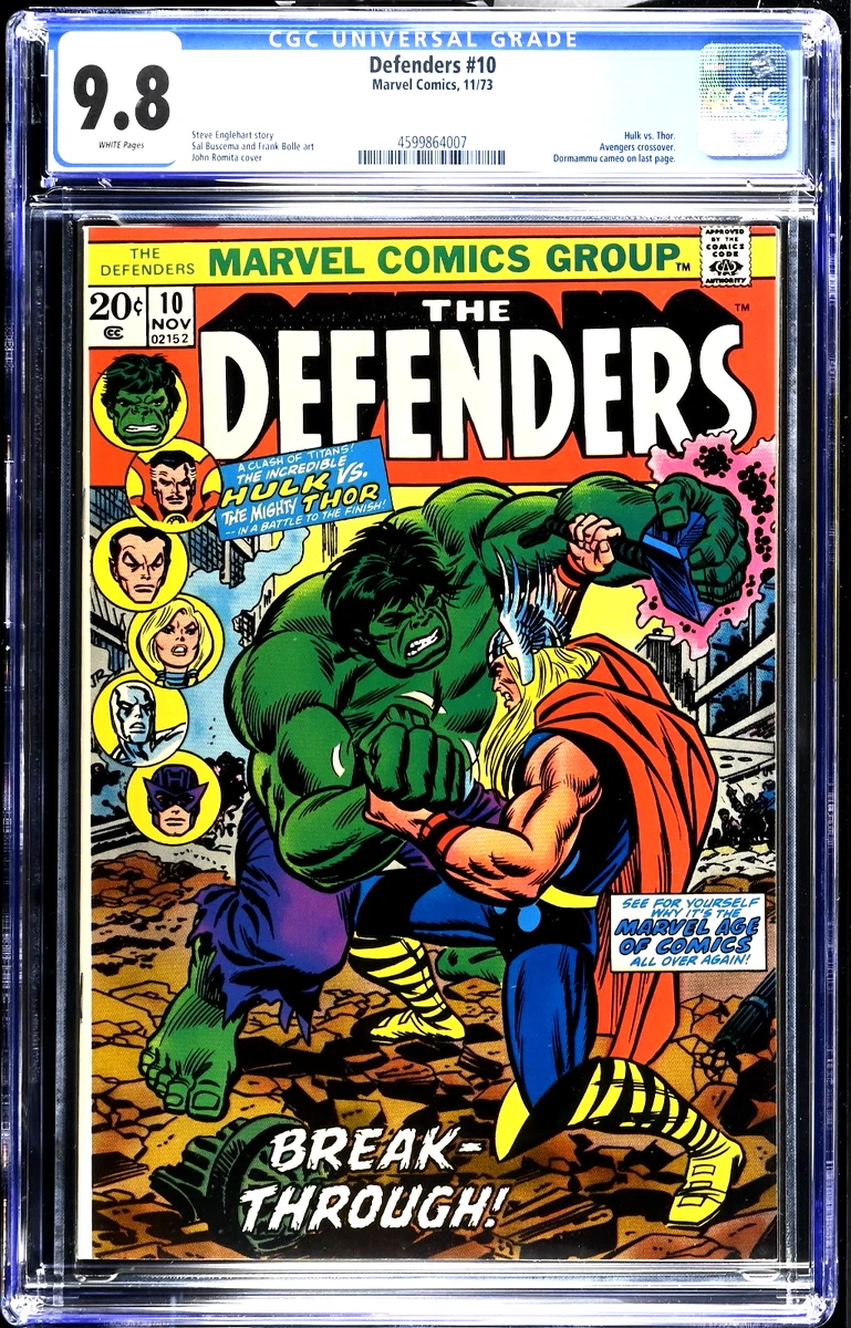 Hulk Certified Guaranty Company (CGC) 9.8 Near Mint/Mint Comics