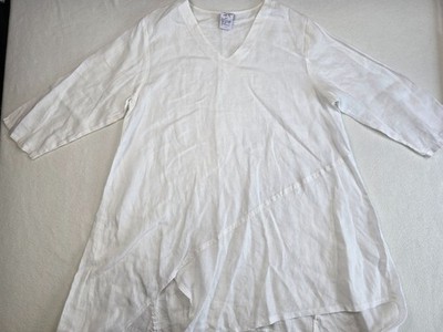 chinese dress ladies Linen Tunic Dress Black