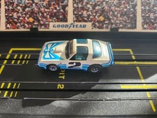 Faller Pontiac Firebird Slot Car Goodyear Livery Die Cast Race Car Lights 1970s