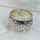 Thick Heart Spinner Ring Solid 925 Sterling Silver Band Handmade Ring All Size