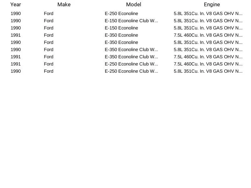 Transmisor de bomba de combustible CarQuest E2147S para Ford E-150 Econoline 1990-1991 Foto 3 de 3