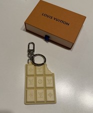 Louis Vuitton Bolso Llavero Chocolate Blanco Dije