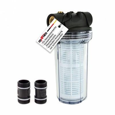 Grafner Vorfilter Hauswasserwerk Gartenpump Wasserfilter Filter Pumpe 1''  lang