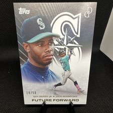 2026 Dynamic Duals Ken Griffey Jr Julio Rodriguez Gold Foil /50