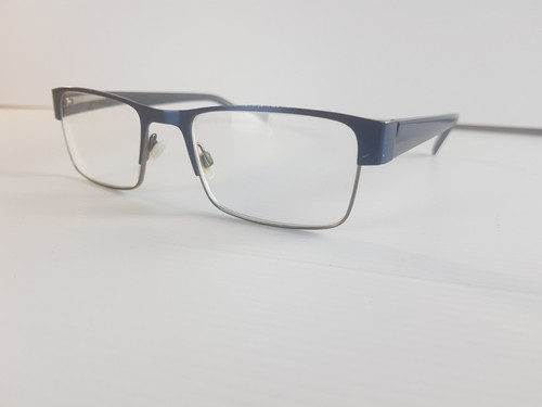 Eyeglasses Specsavers Blue Frame Half Rim Rectangle 4001855+M 145Conan25389906 - Picture 2 of 12