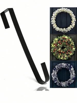 DOOR Wreath Hanger Christmas Strong Metal Hook Xmas Decoration Craft Over Door