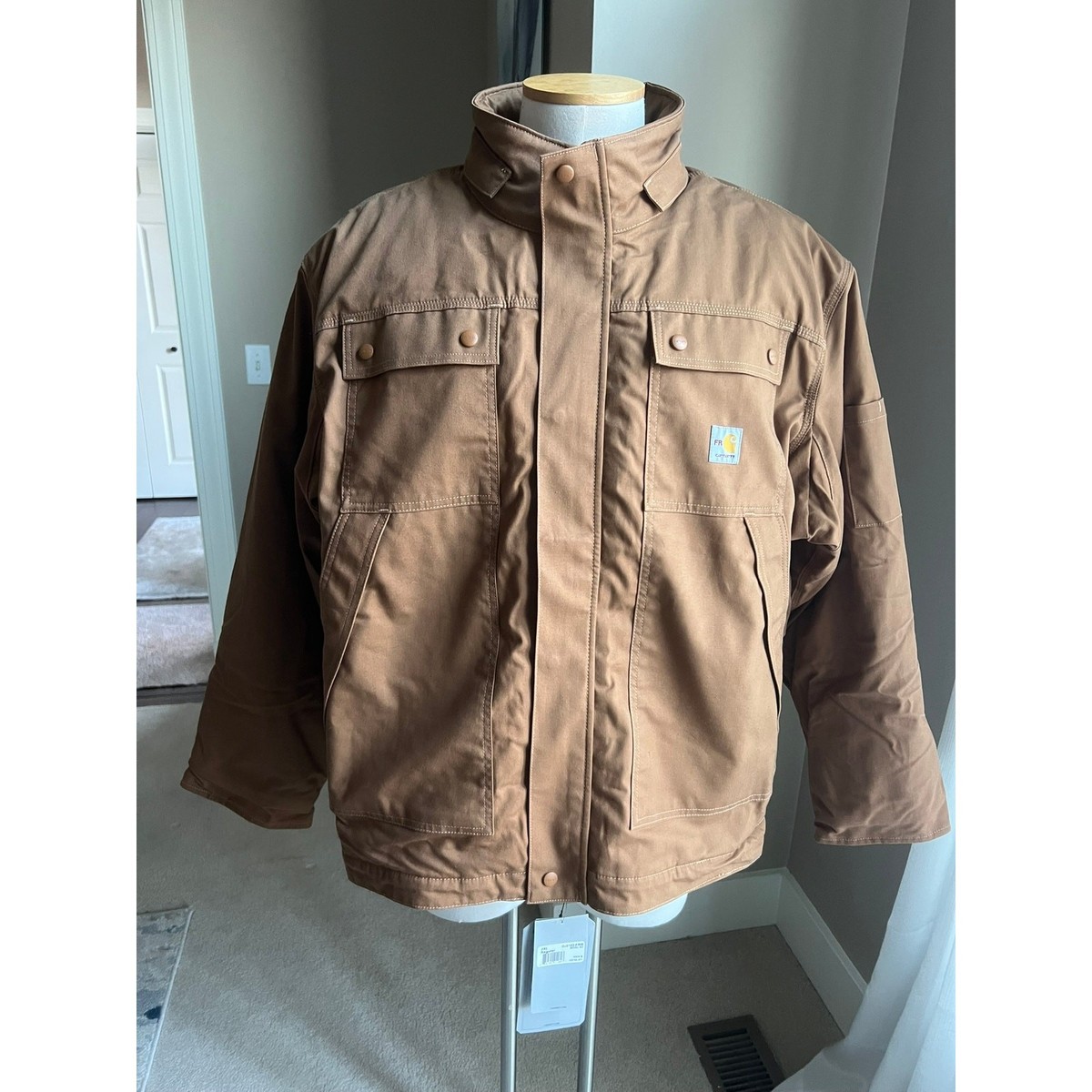 NWT Carhartt flame resistant full swing quick duck insulated coat