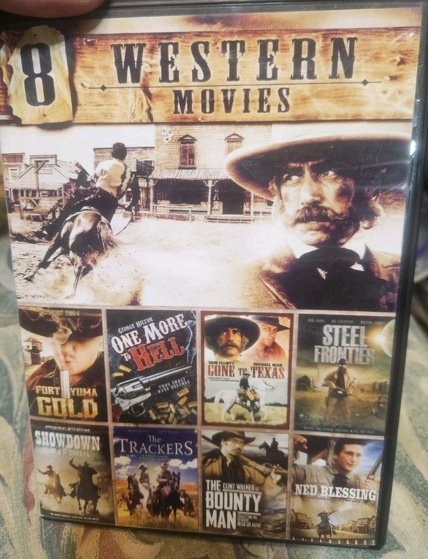 8-Movie Western Pack Volume 4  Sam Elliott Collection Estate Item As Is Good Con
