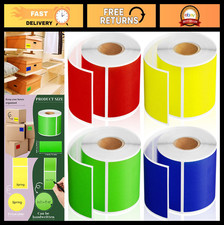 1000 Pcs Colored Rectangular Labels 3x2 Inch - Color Coding Stickers for Organiz