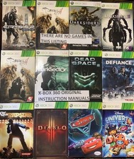 X Box 360-Instruction Manuals-All Originals-In Superb Condition-NO GAME