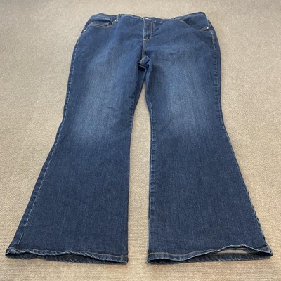 Gloria Vanderbilt Jeans Womens 20W Blue Denim Amanda Bootcut