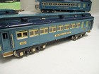 MTH 'Tinplate' Standard Gauge SET OF FOUR BLUE COMET PASSENGER CARS - excellent — photo 7