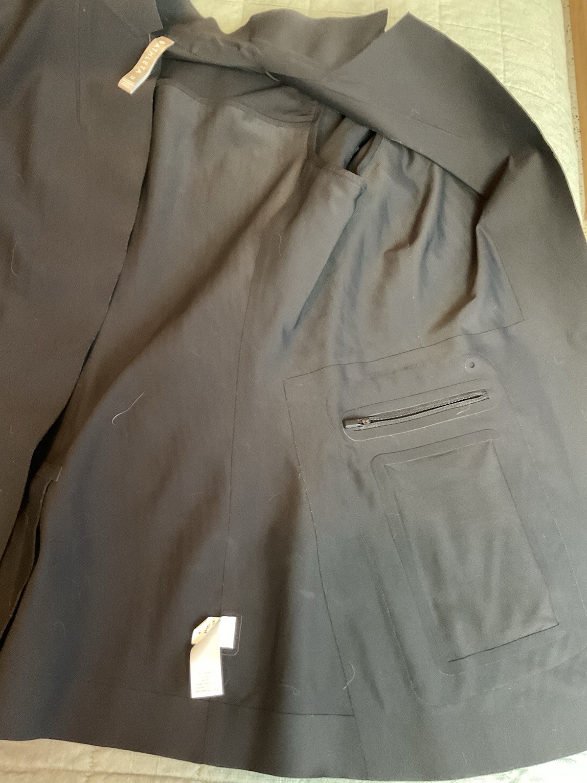 Athleta Interstellar Blazer Jacket Black Stretch … - image 5