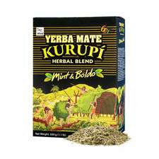 Kurupi Yerba Mate con Menta y Boldo 500 g (1,1 lb) | Hierba Paraguaya Suelta...