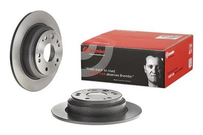 2x Bremsscheibe PRIME LINE - UV Coated BREMBO 08.B653.11 für HONDA ACCORD CM CN