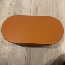 DYSON Airwrap Styler  Attachments Tan Leather Storage Case Box Only Pre-Owned