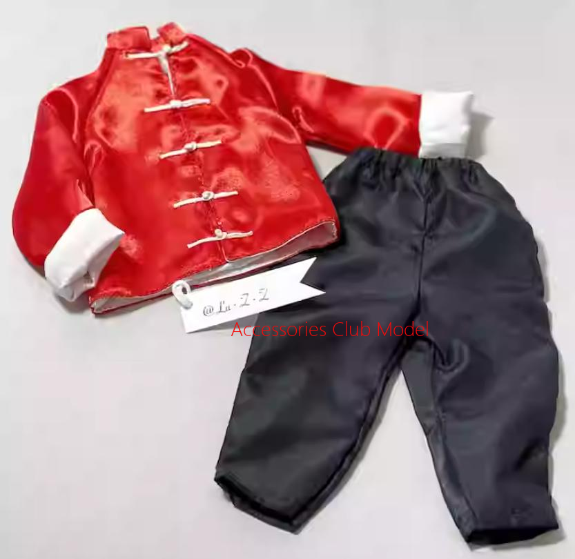 1/6 Scale Chinese Tang Suit For New Year Worship Model For 12