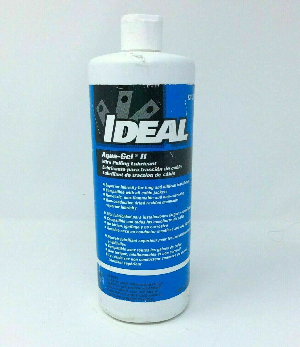 Ideal 31-378 Aqua-Gel II Cable Pulling Lubricant 1 qt. Squeeze Bottle Ideal 31-378 Aqua-Gel II Cable Pulling Lubricant 1 qt. Squeeze Bottle